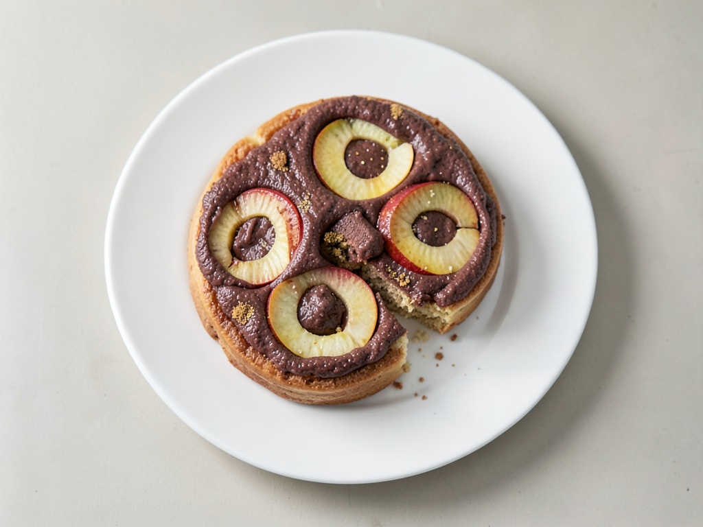 Marzipan-Kuchen mit Äpfeln