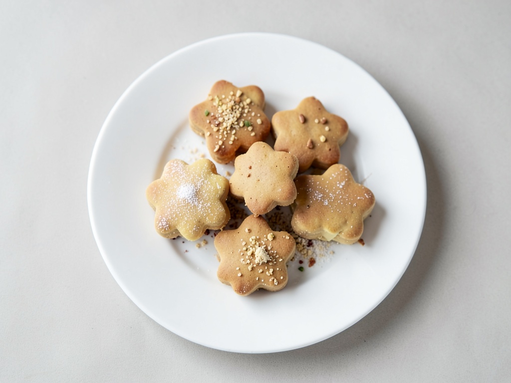 Knusprige Marzipan-Sterne