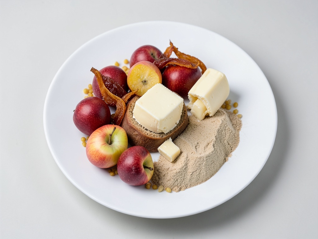 Marzipan-Türmchen mit Aprikosen