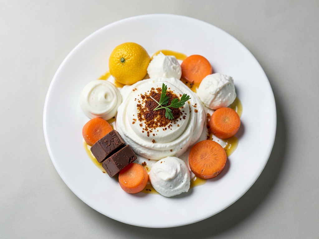 Crema al mascarpone e yogurt con miele e carota