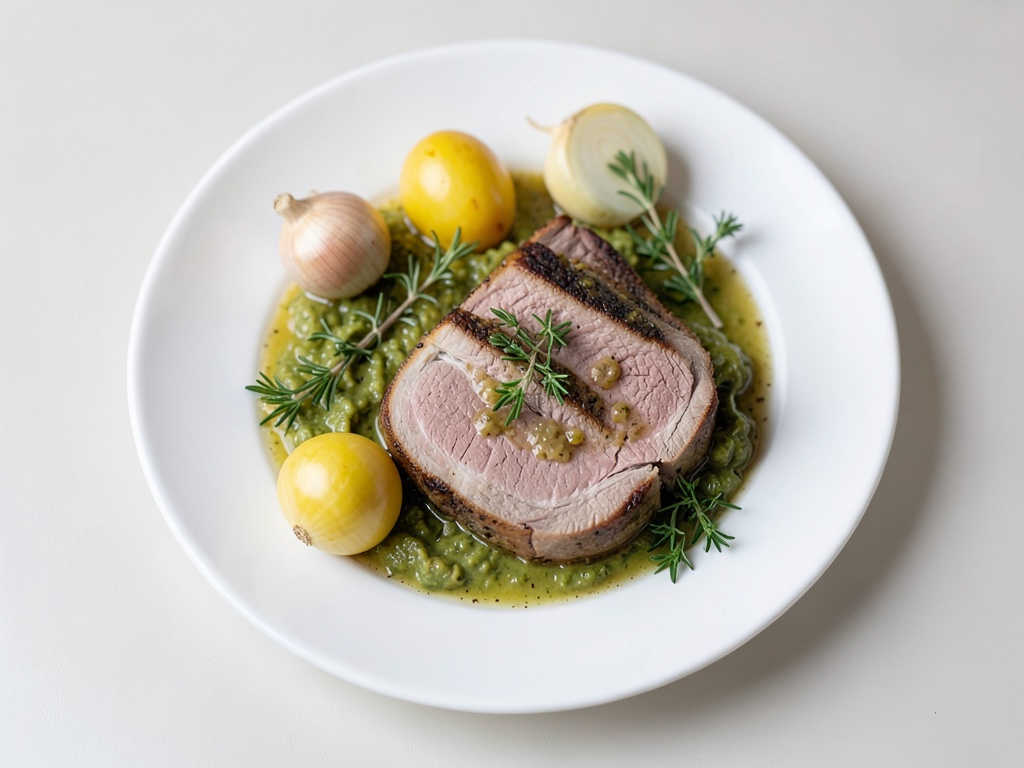 Filetto di maiale mediterraneo in marinatura