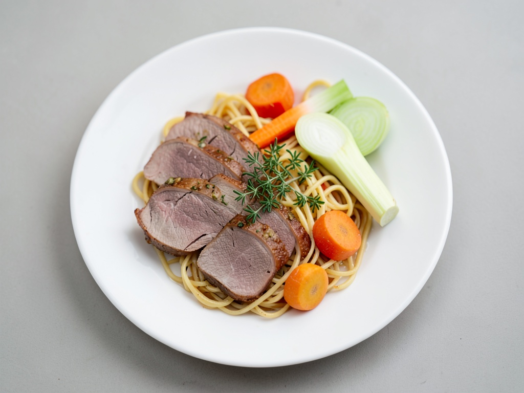Roulades de bœuf juteuses au pesto et aux tagliatelles