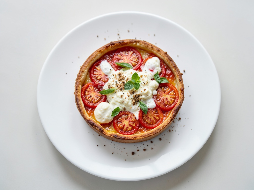 Torta mediterranea al pomodoro