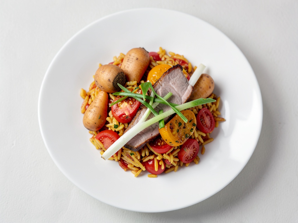 Cordon Bleu mediterraneo con riso al pomodoro