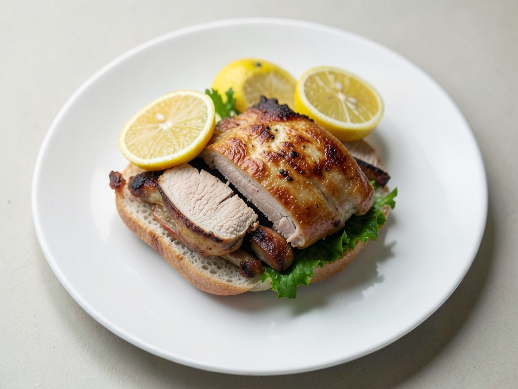 Sandwich au poulet méditerranéen