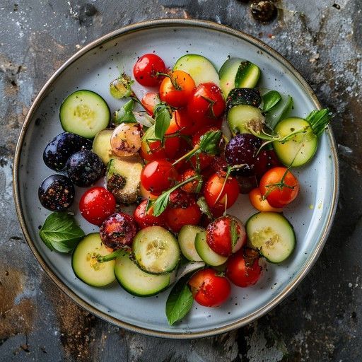 Pollo al forno con verdure mediterranee