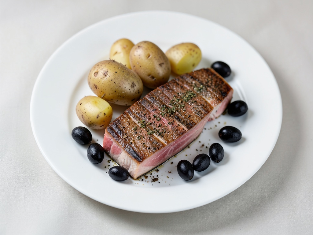Mediterranes Lachsfilet