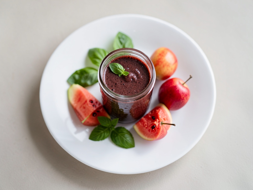 Melonen-Basilikum-Smoothie