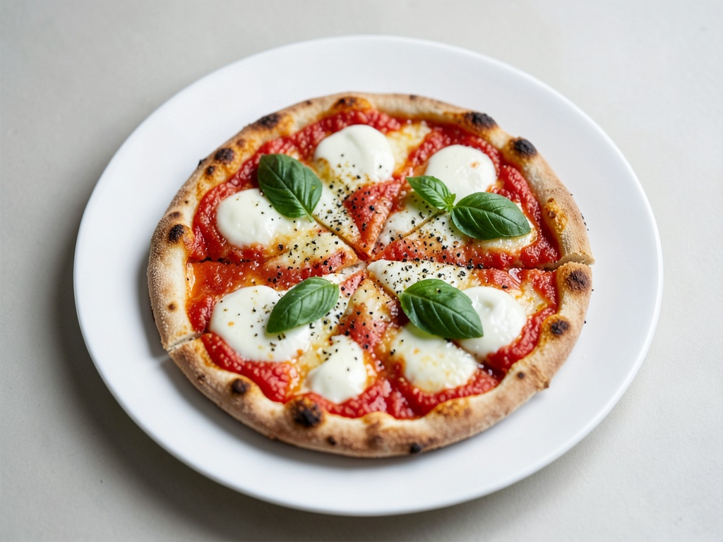 Pizza piccola con verdure