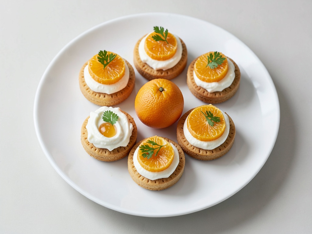 Mini-Orangen-Charlottes