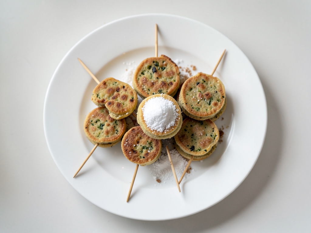 Mini-Pancakes am Spieß