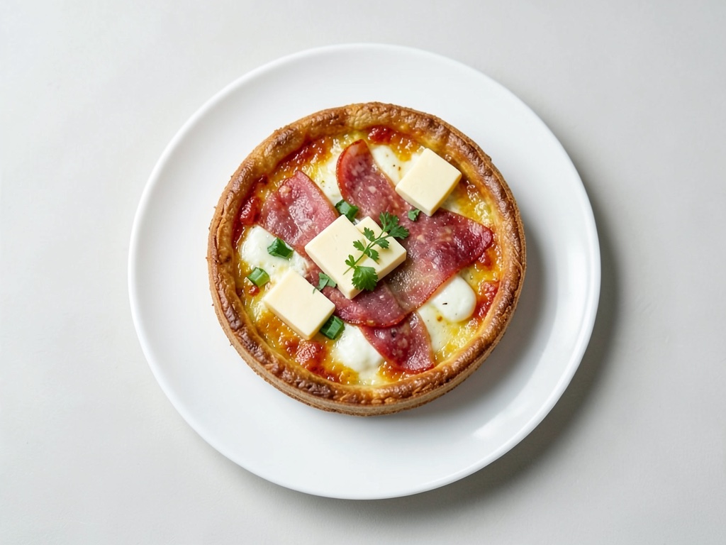 Mini quiches crujientes con bacon y queso