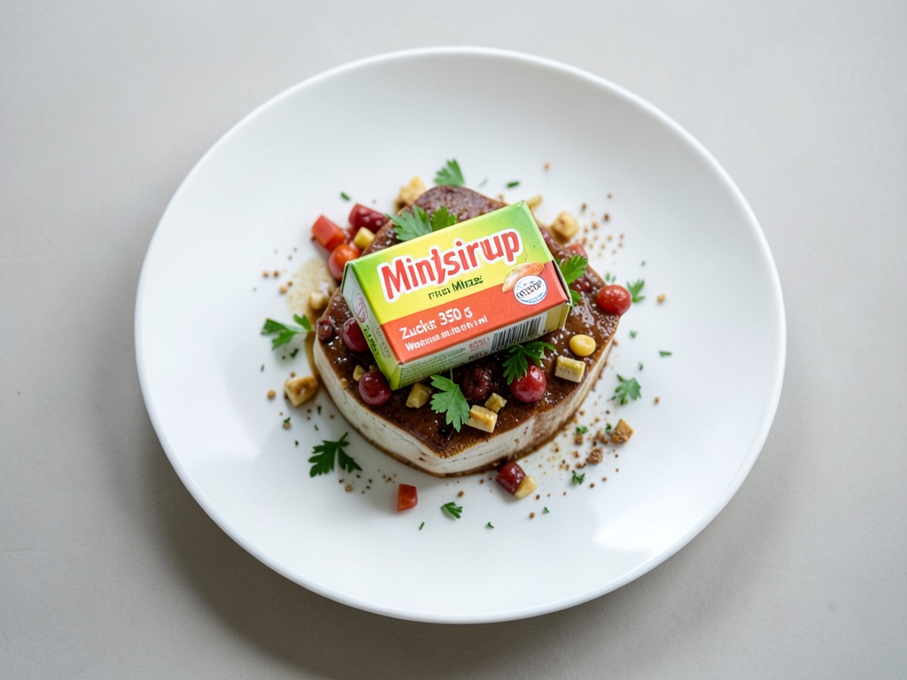 Frischer Minz-Zuckersirup