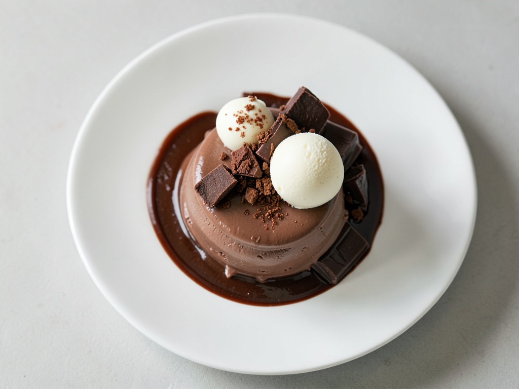 Gelato al caffè e cioccolato