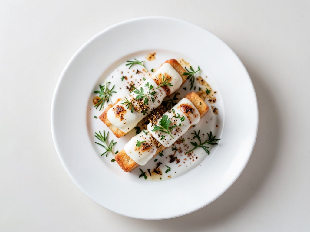 Bâtonnets de mozzarella croustillants avec trempette tomate-ail
