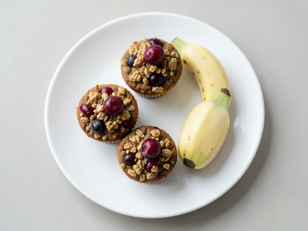 Müsli-Muffins mit Heidelbeeren