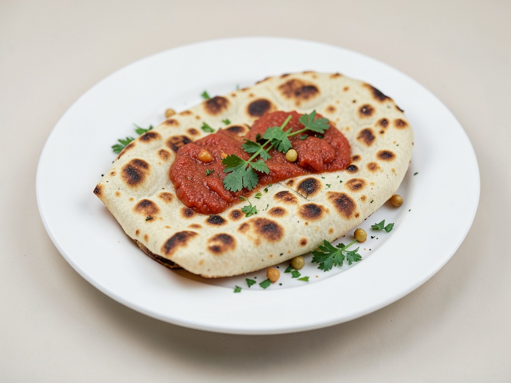 Naan fresco fatto in casa