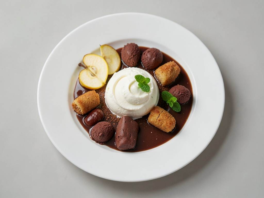 Gelato al cioccolato dalla banana