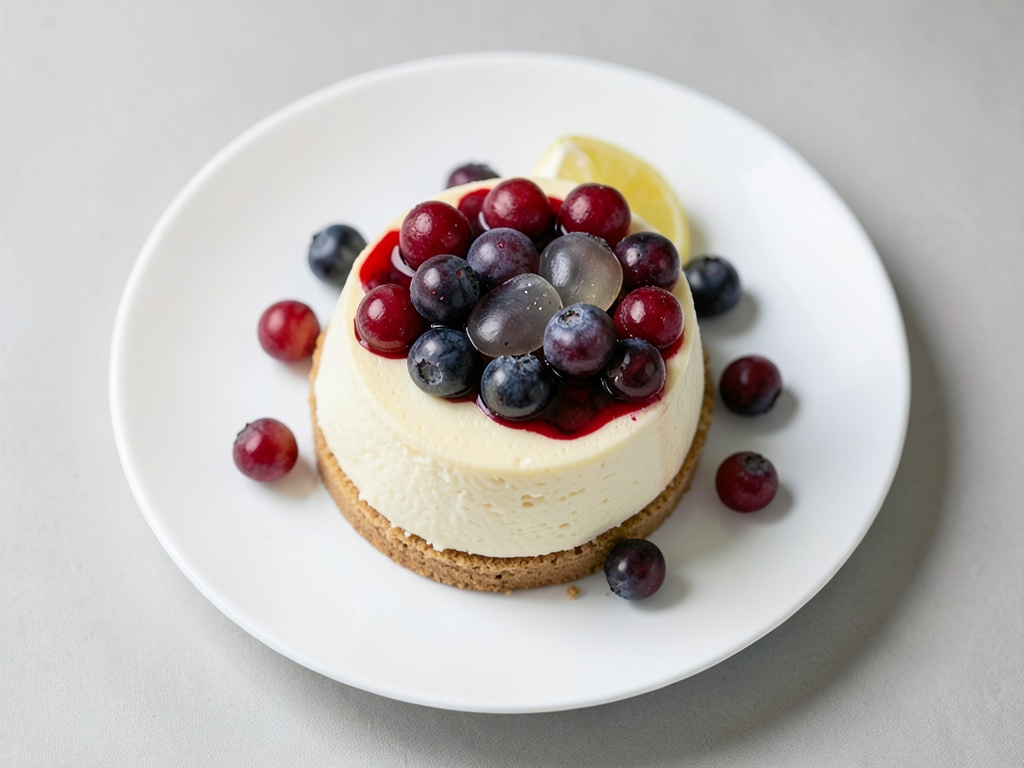 Käsekuchen ohne Backen mit Himbeeren