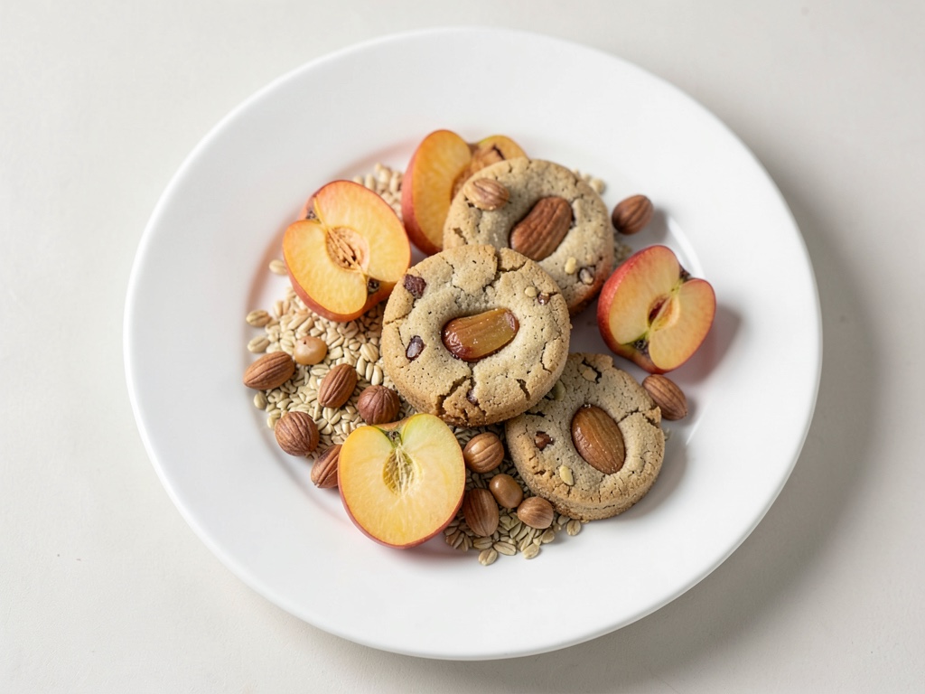Biscotti senza cottura con albicocche