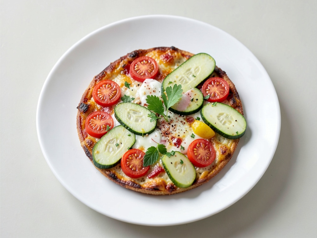 Nudelauflauf mit Zucchini und Tomaten