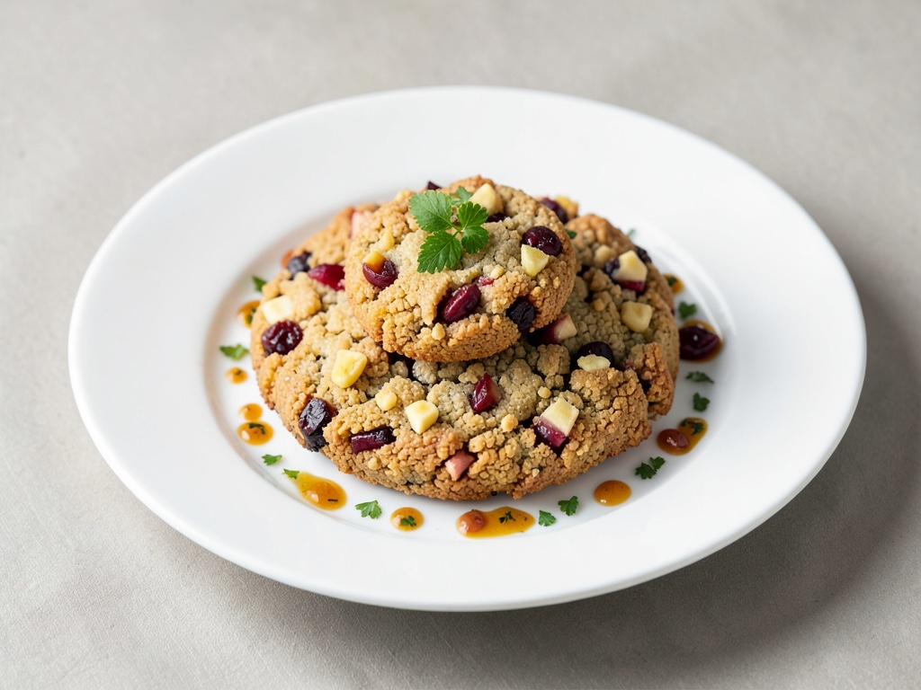 Knusprige Nuss-Cranberry-Kekse