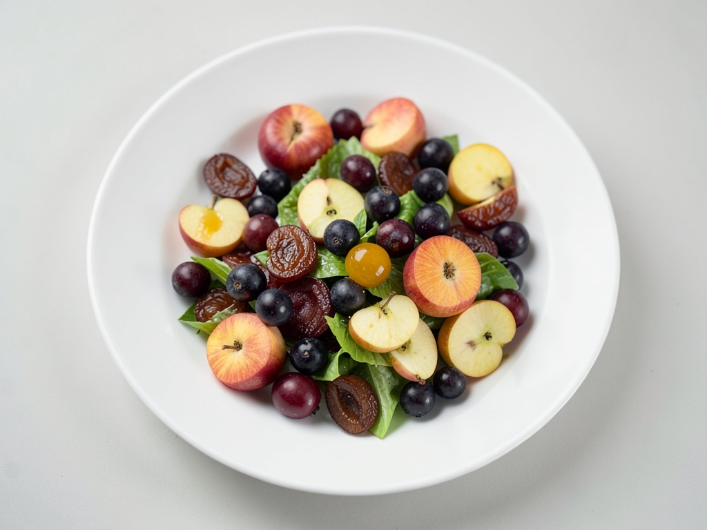 Insalata di frutta con more