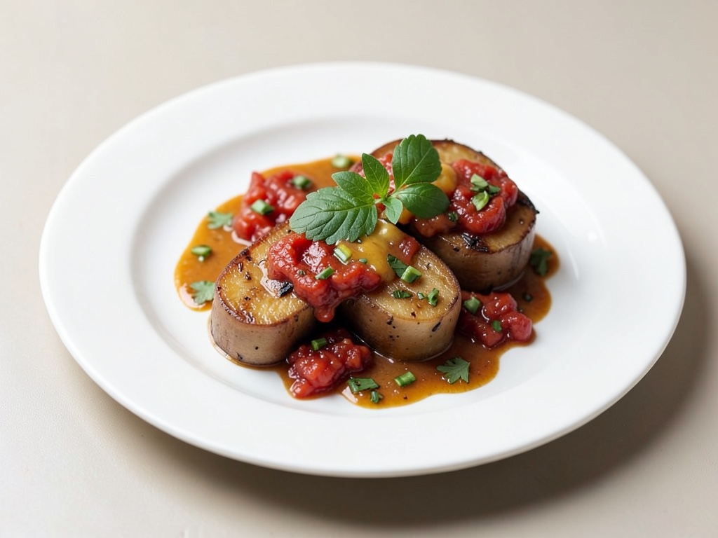 Spicchi di patata dolce al forno con salsa