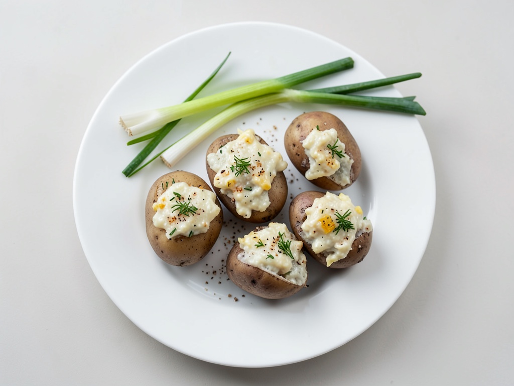 Patate al forno con copertura di formaggio