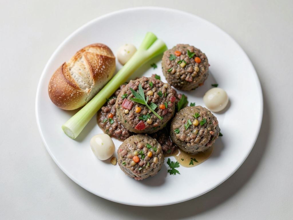 Frikadellen mit Olivenfüllung