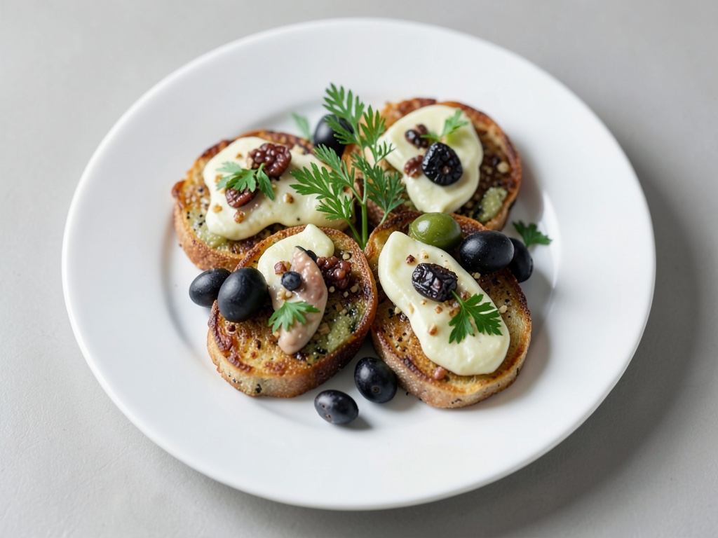 Baguettes crujientes con aceitunas