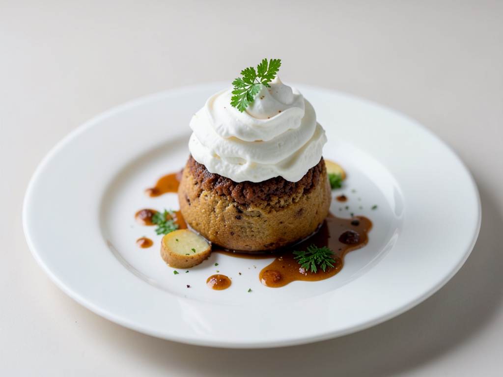 Großmutters Eisbombe mit Baiserhaube