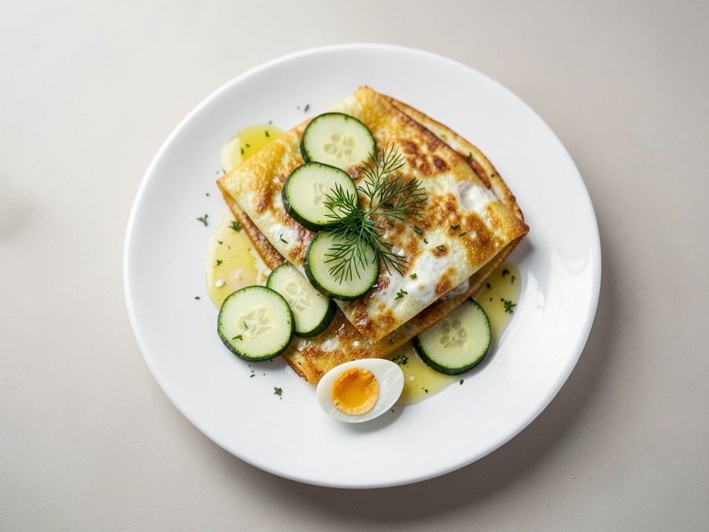 Tortilla de Calabacín y Eneldo