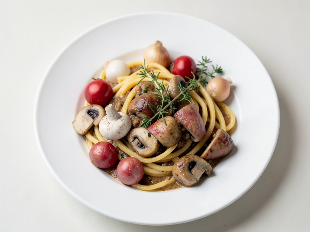 One-Pot-Pasta mit Pilzen