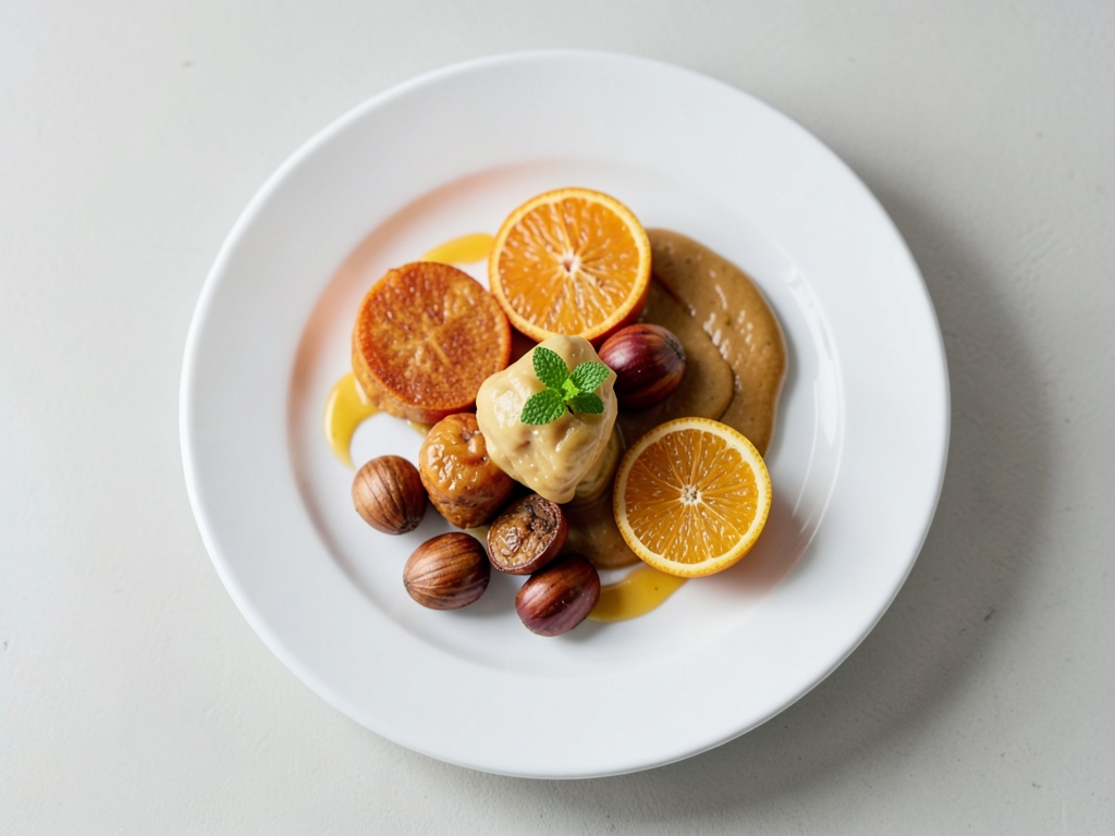 Naranja y nueces