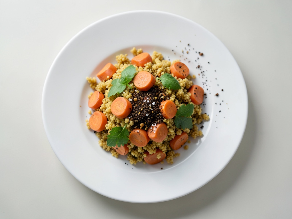 Couscous con arance e carote Ras-cucchiaio-Hanout