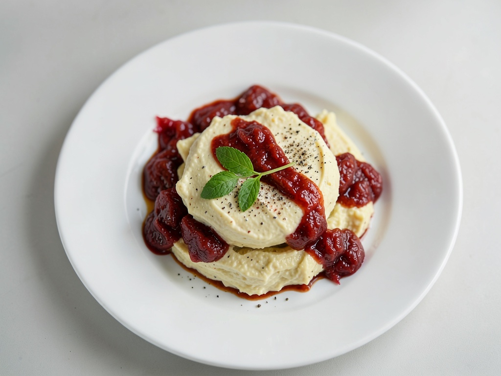 Crema alle arance con rabarbaro