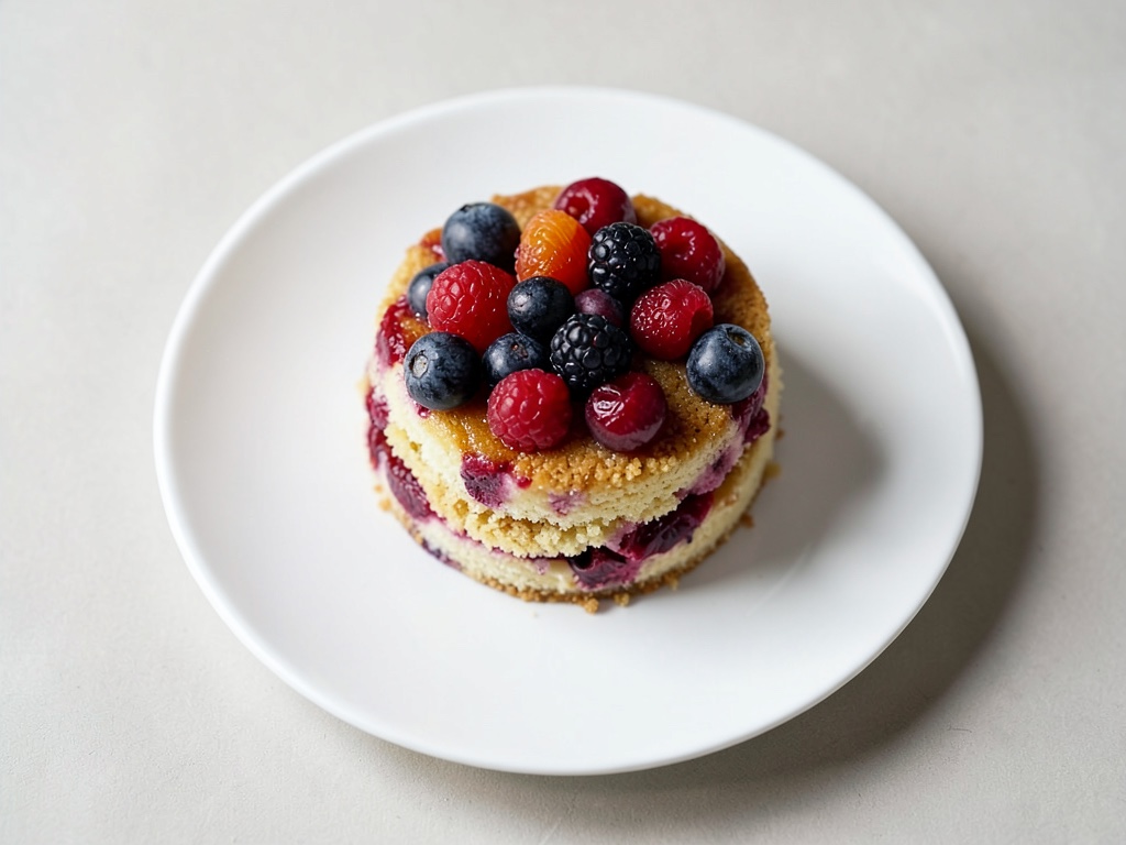 Torta alle fragole e arance