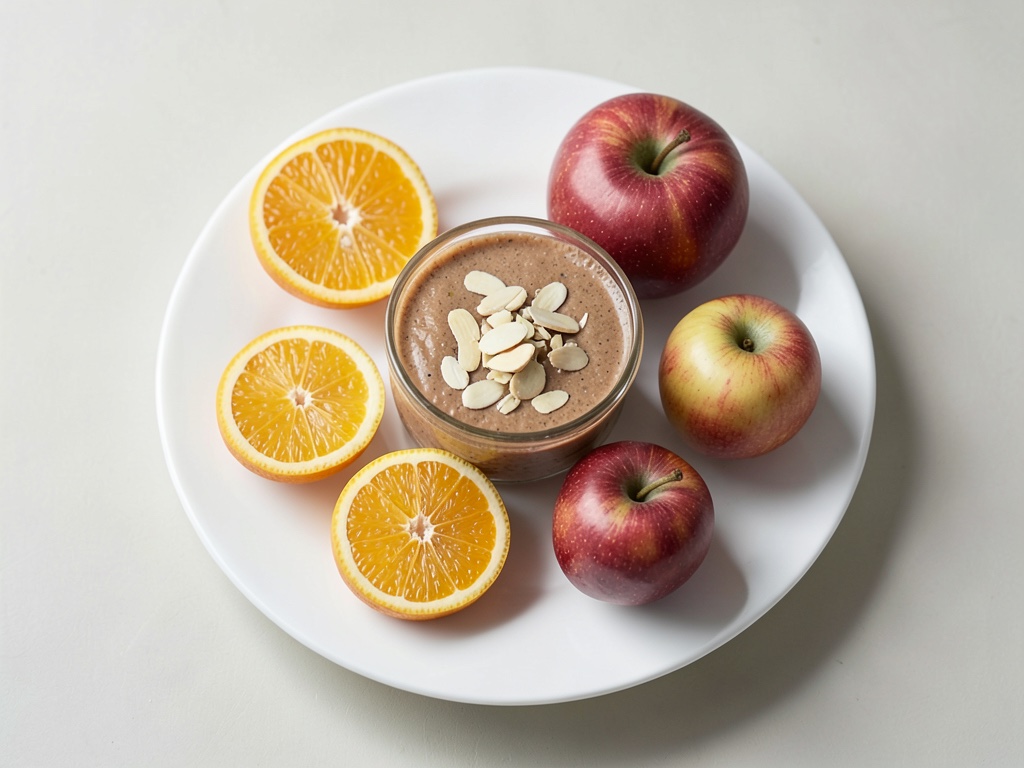 Orangen-Ingwer-Smoothie mit Mandeln