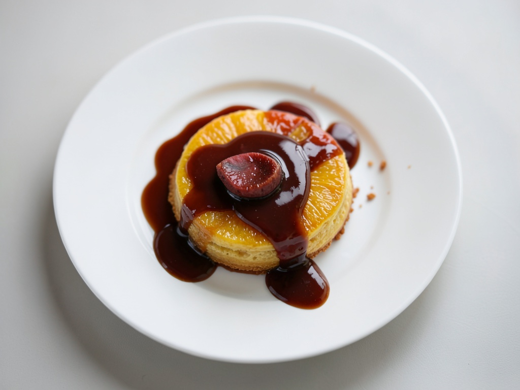 Orangen-Creme mit Whisky-Karamell