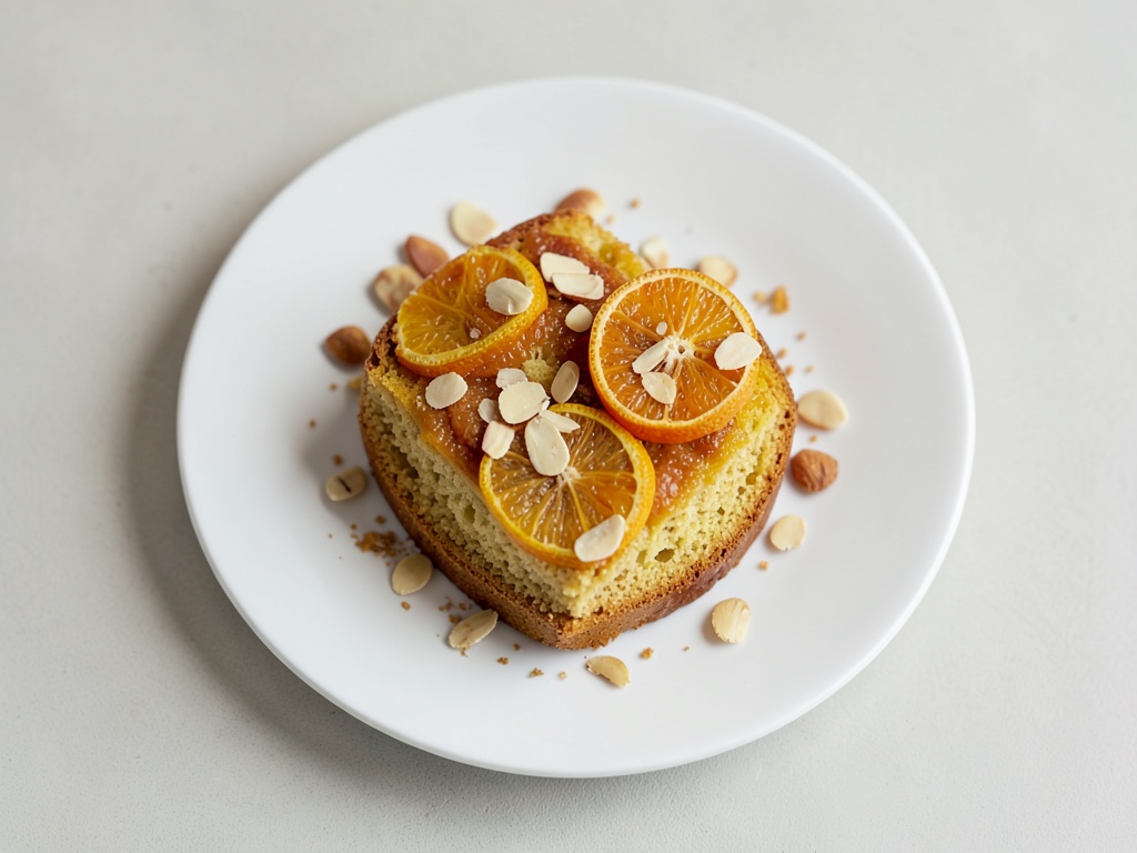 Orangenkuchen mit Mandeln
