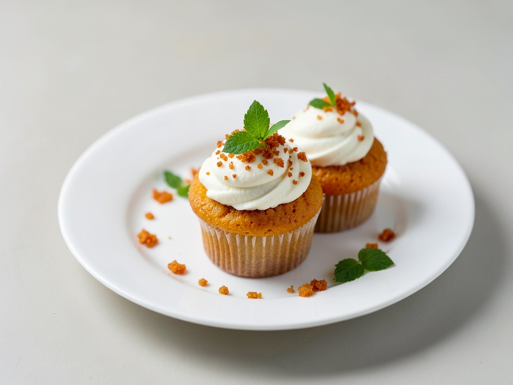 Orangen-Limo-Cupcakes mit Quark-Sahne