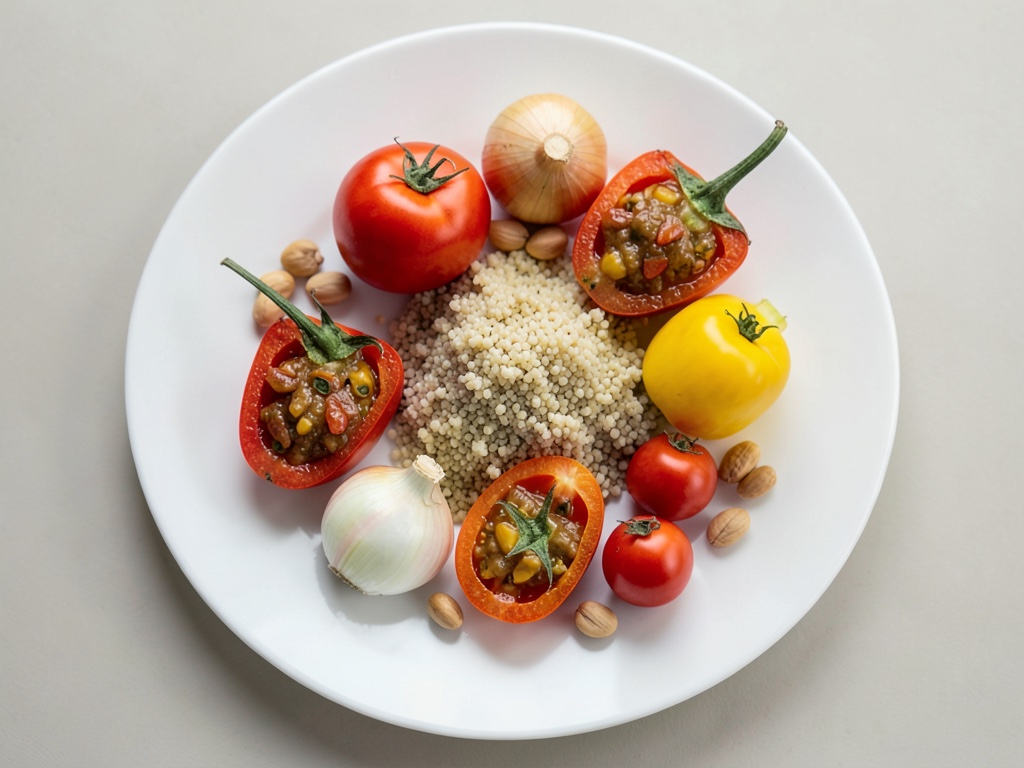 Peperoni ripiene orientali