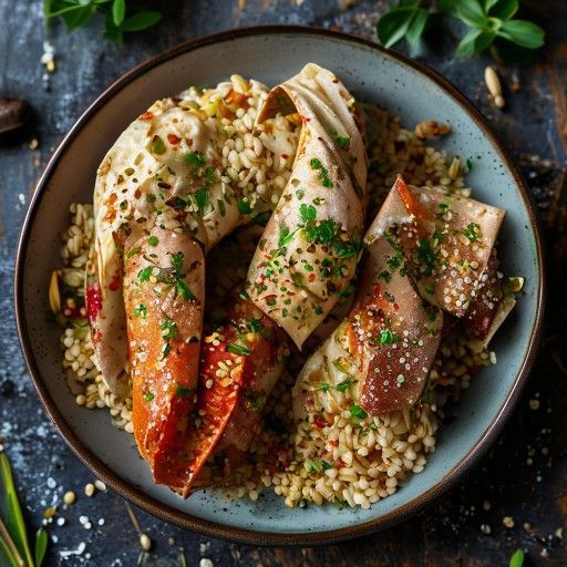 Wrap orientali con insalata di bulgur e verdure alla griglia