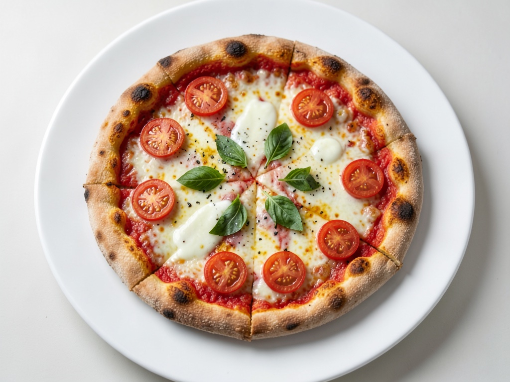 Pizza paleo croccante in stile napoletano
