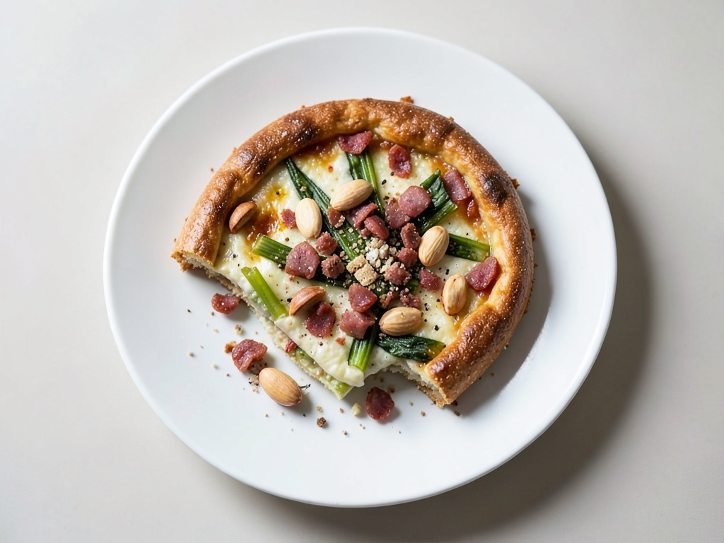Quiche Paleo con porri e pancetta