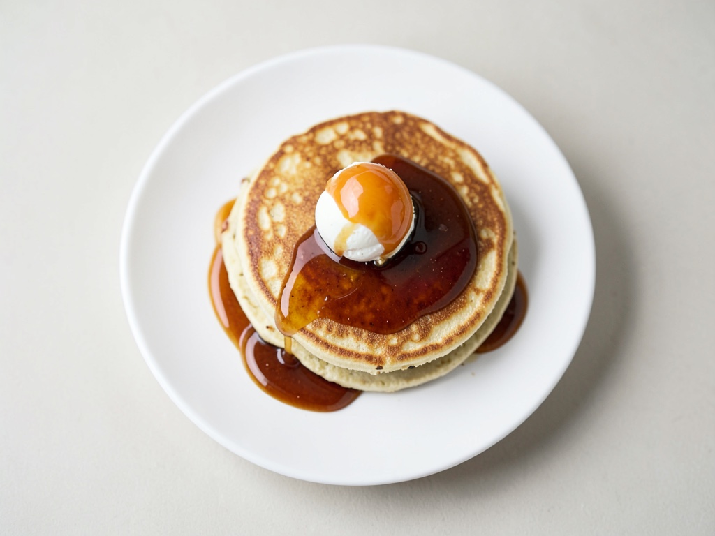 Pancakes mit Ahornsirup