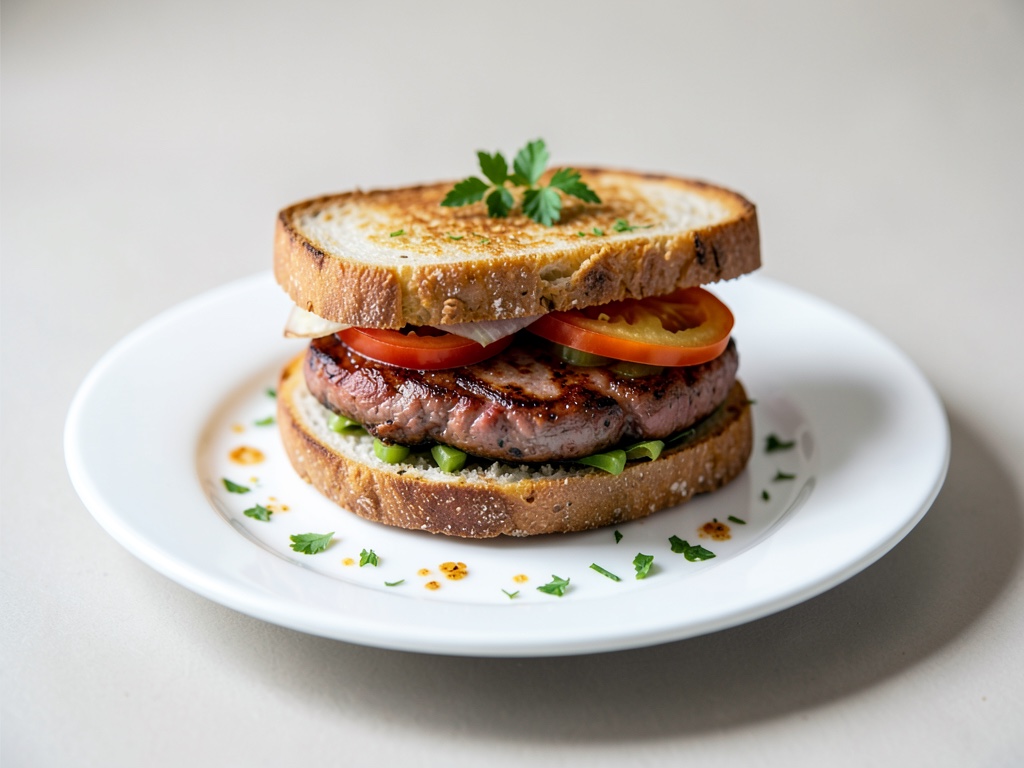 Paprika-Teewurst-Sandwich