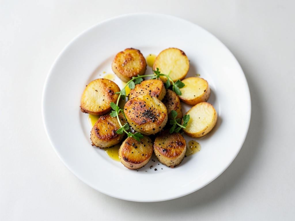 Escalopes de porc aux poivrons et frites