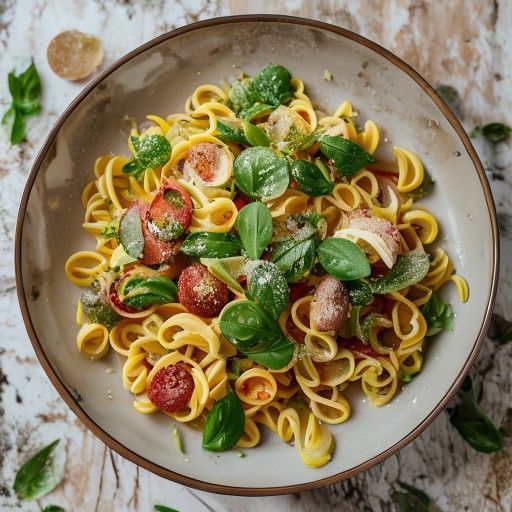 Tagliatelle mit cremiger Spargel-Cashew-Sauce